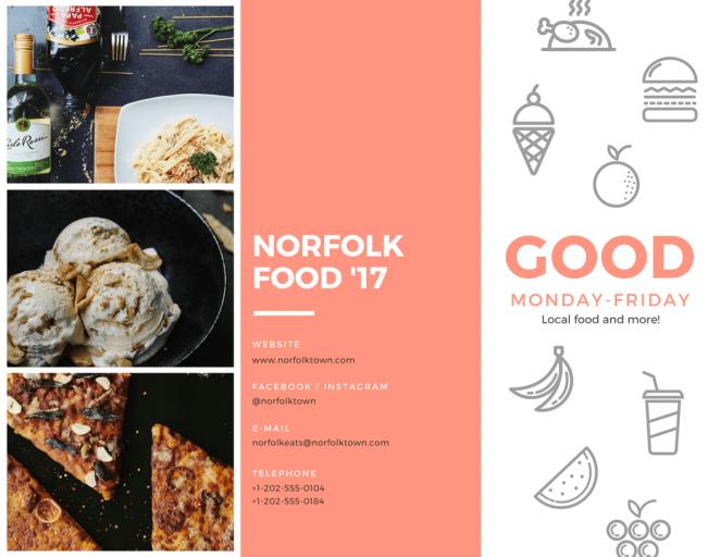 招生三折页设计,富有高级感的三折页设计