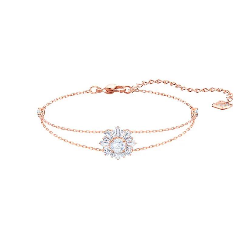 施华洛世奇恶魔之眼手链新款,宝石蓝施华洛世奇手链diy