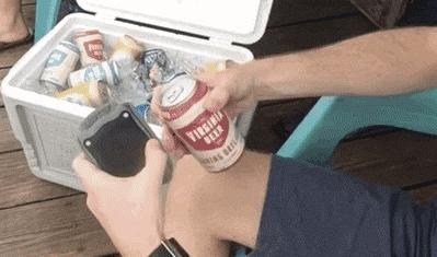 硬核开易拉罐神器，二话不说！直接把脑壳掀翻！