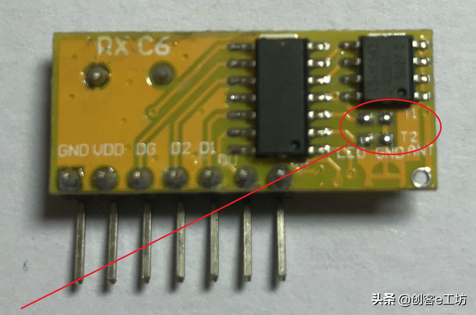 433m无线接收模块原理图,433无线接收模块怎么接线