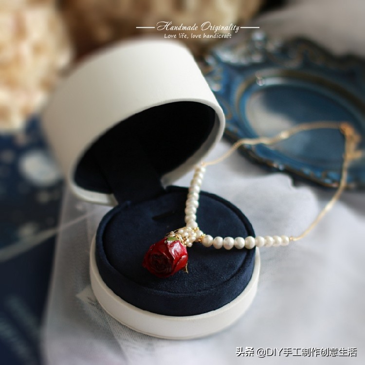 永生花首饰手工diy制作,制作永生花首饰