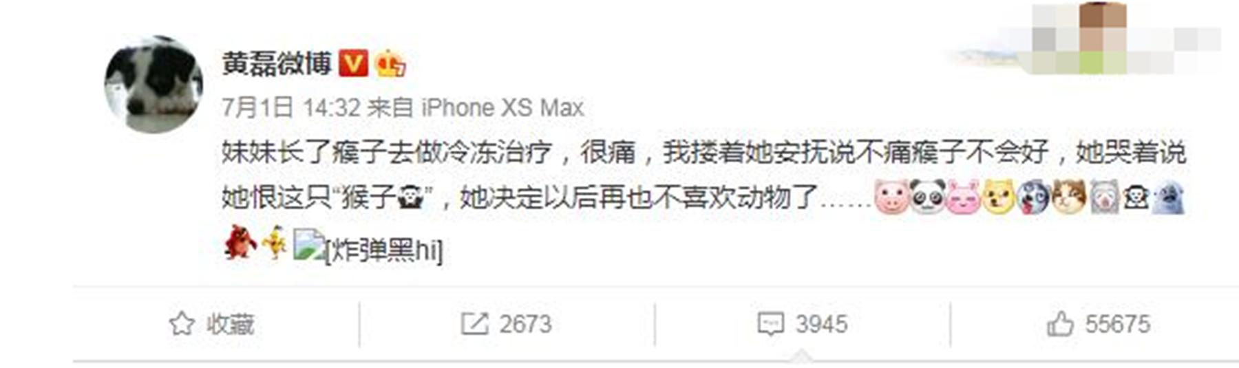 黄磊进医院后续,黄磊二女儿去医院