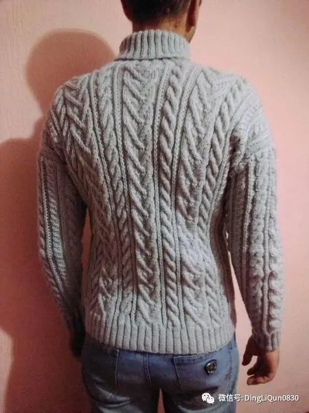 男式针织衫简单又好看的花样,编织教程男士高档中长开衫针织衫