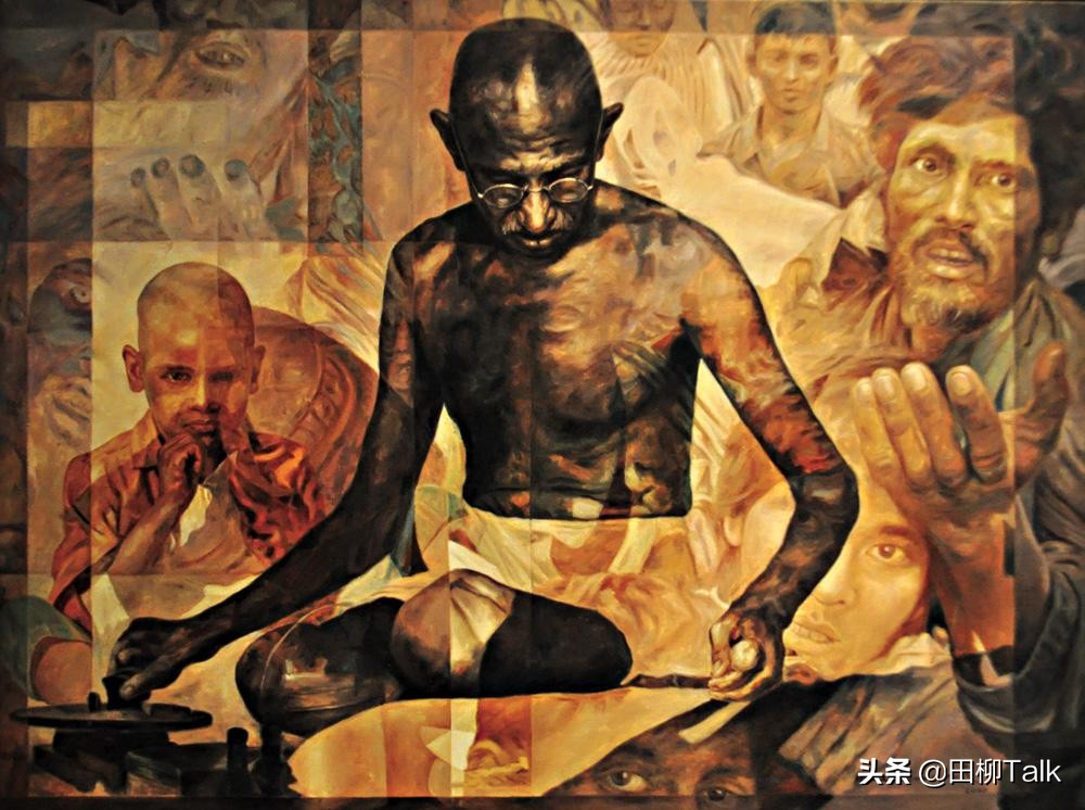 甘地死亡之谜,甘地火化殉葬骨灰