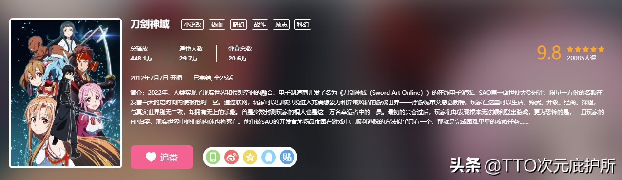 b站刀剑神域限免吗,为什么刀剑神域上周没更新