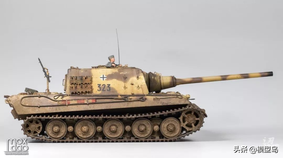 田宫必入的10款坦克模型免上色,田宫突击虎坦克模型