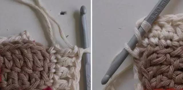 钩针汽车坐垫的编织教程,方形椅子坐垫钩针教程