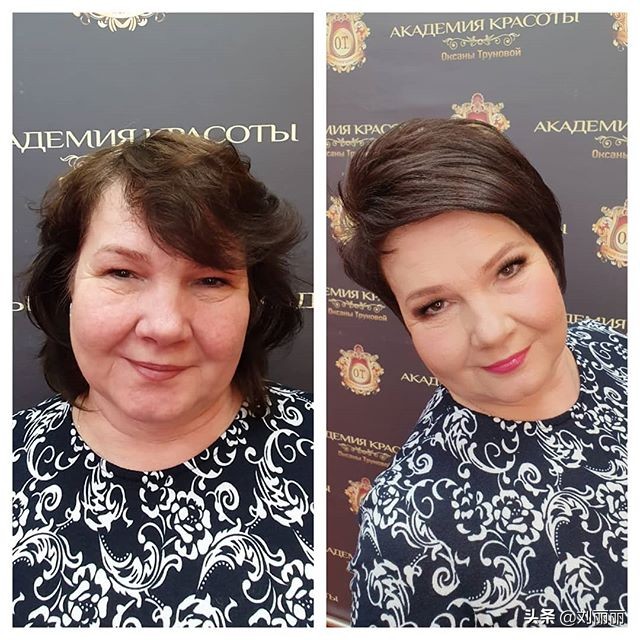 70岁白发阿姨换款发型堪比整容,70岁白发阿姨换款发型