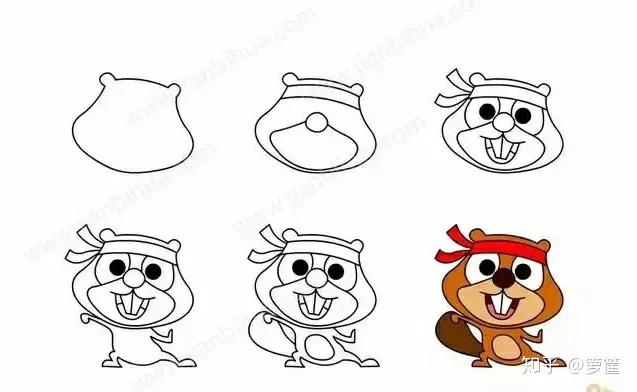 小动物的简笔画怎么画最简单的,画小动物的简笔画教程视频