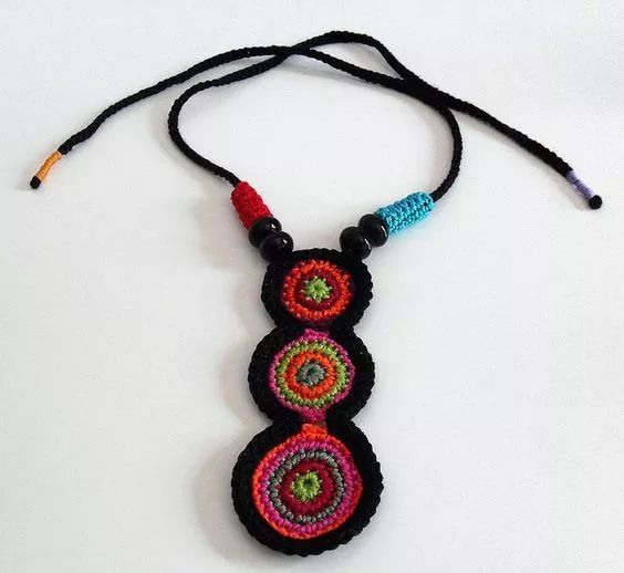 钩针耳环教程图解,钩针编织耳环图解