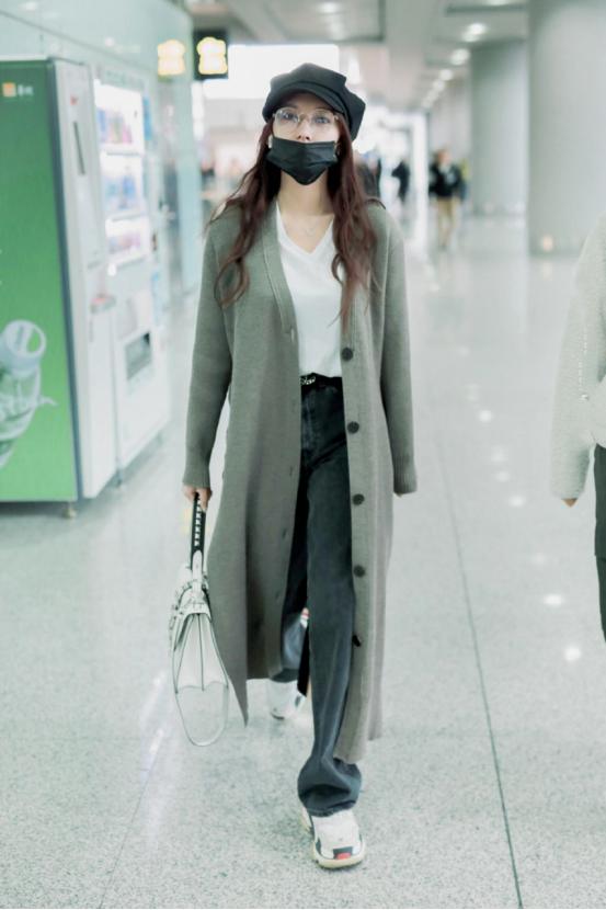 程潇皮衣穿搭,程潇同款甜酷风穿搭教程