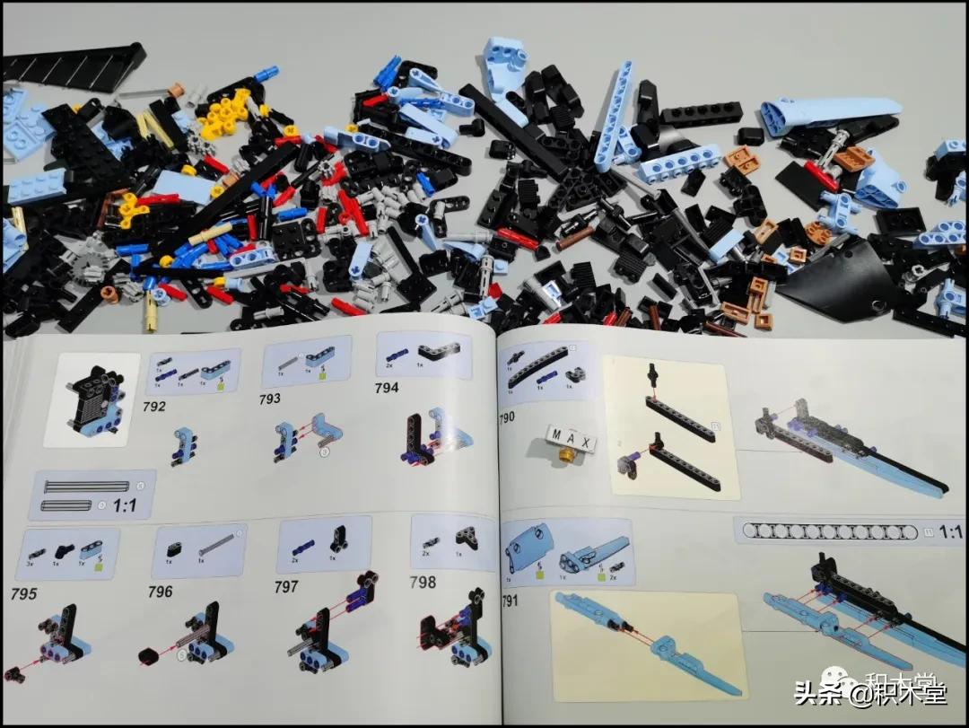 宇星模王13056拼装全过程,宇星模王积木开箱拼装过程