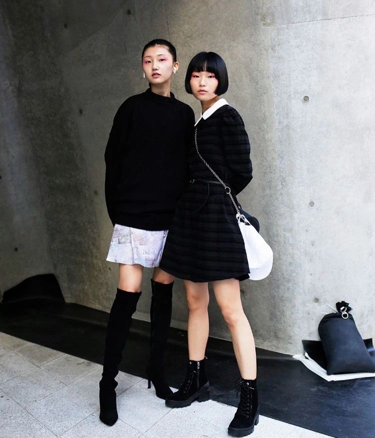 亚洲街头穿衣搭配,日韩潮流穿搭精选