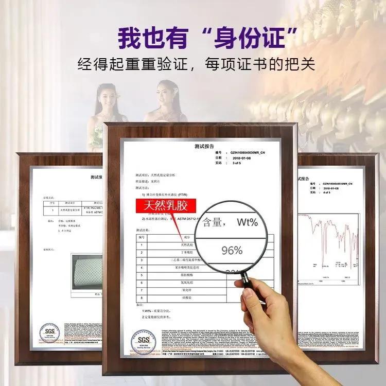 泰国皇室乳胶枕品牌 (泰国防螨抑菌天然乳胶枕头)