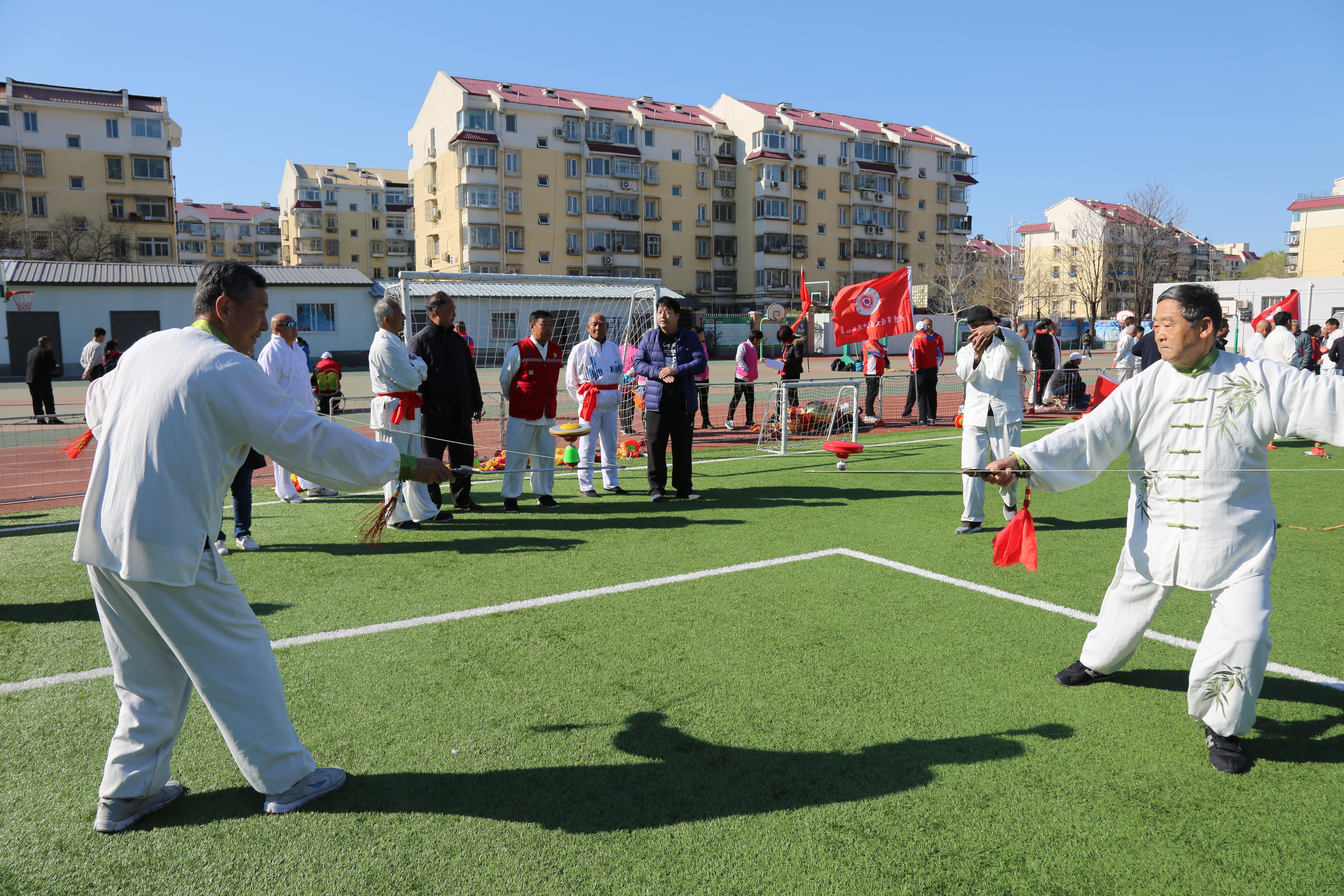 顺义区举办京津冀户外运动嘉年华顺义区空竹交流展示赛