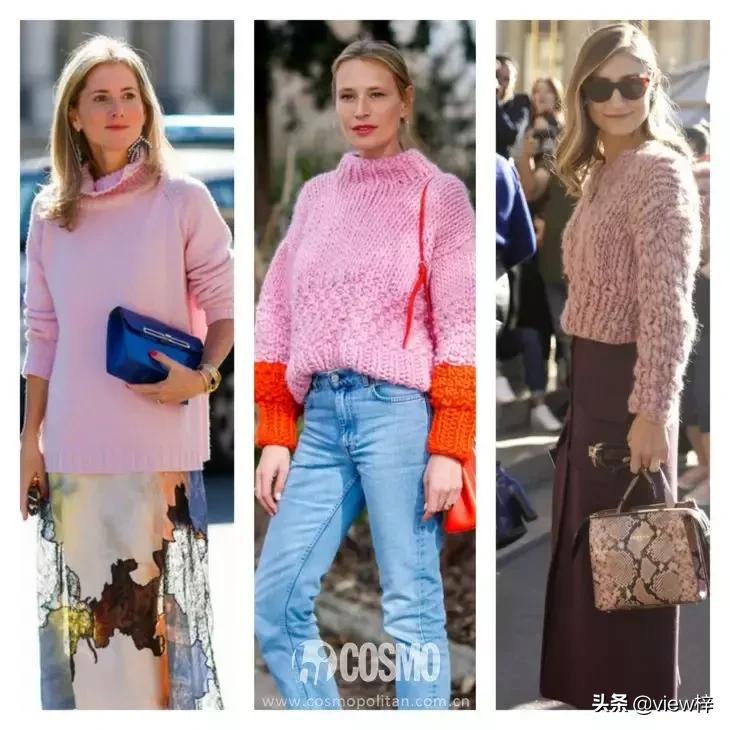 刘雯同款羊毛衫穿搭,初恋风的毛衣