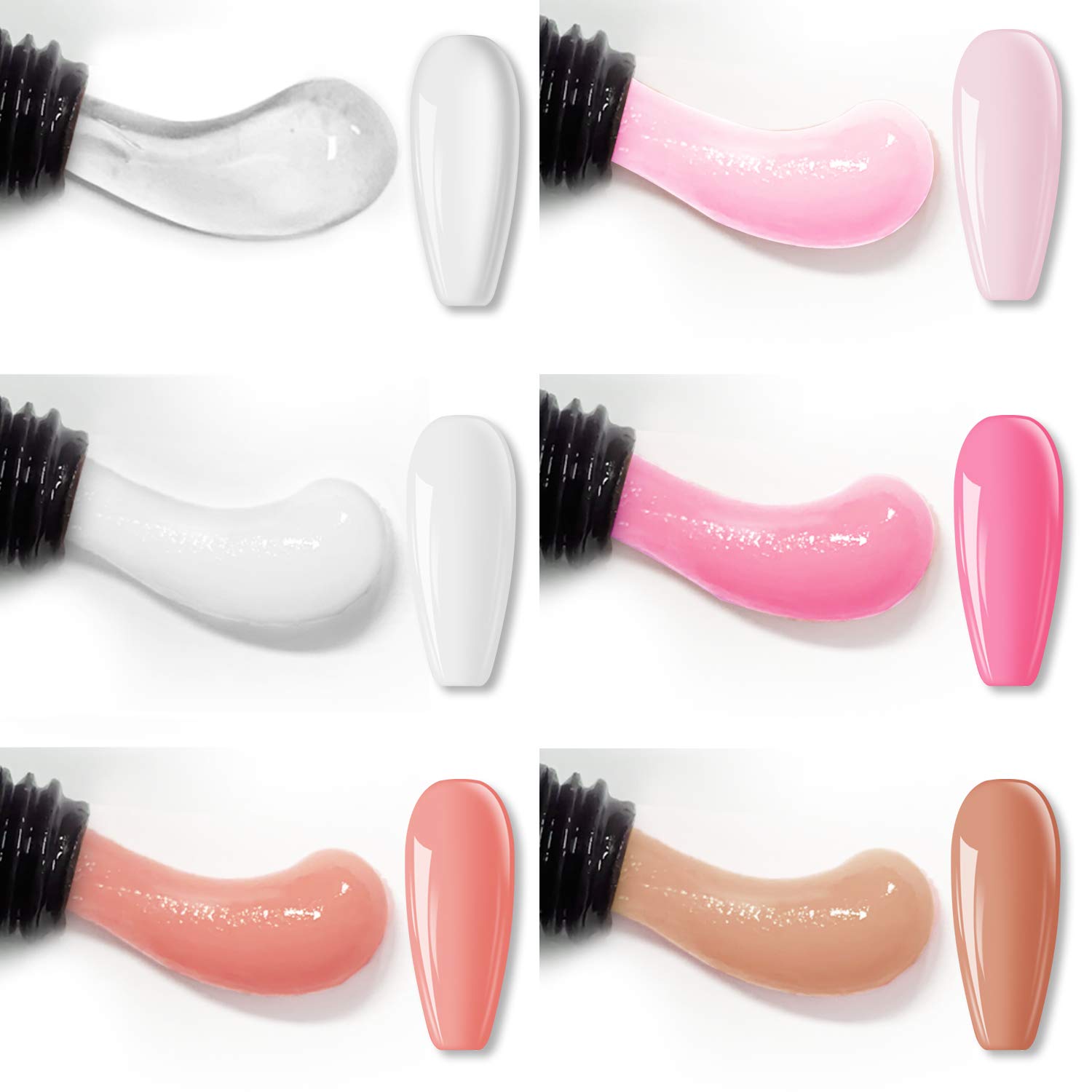 不用照灯的美甲底胶,不贴钻不用白胶做的美甲