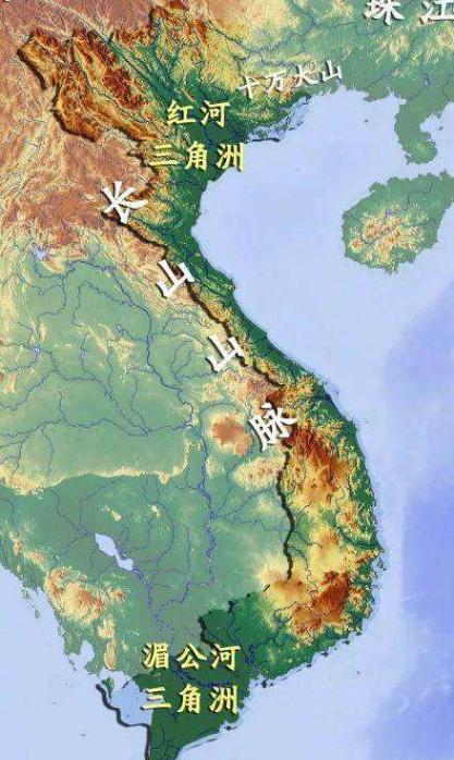 为什么越南地图狭长,日本越南面积狭长