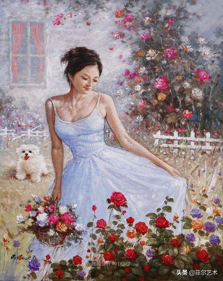 韩国画家朱世柱的作品非常出色,温暖、音乐和神秘