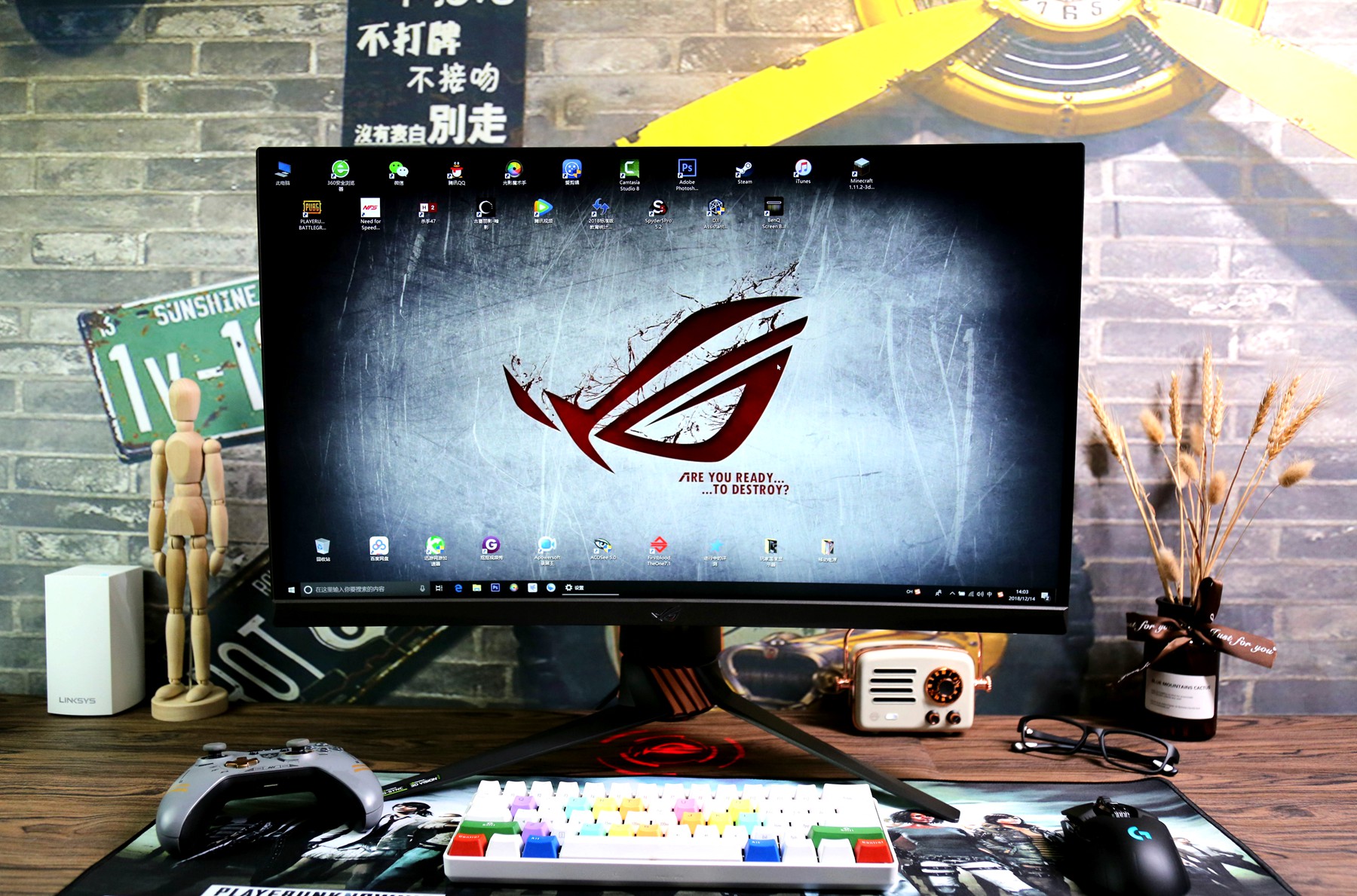 华硕rog玩家国度32英寸电竞显示器,华硕rog玩家国度显示屏测评