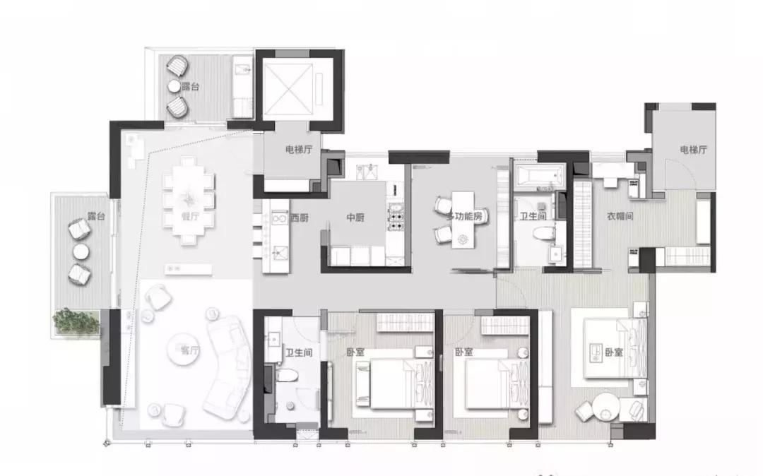 SCDALSD软装|亚洲最佳建筑设计：千亩蝶湖顶级豪宅