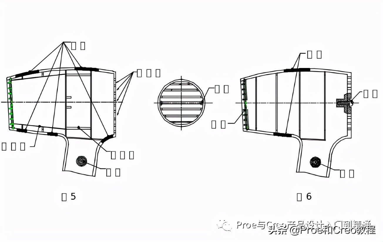 creo吹风机通风孔怎么画,吹风筒creo设计
