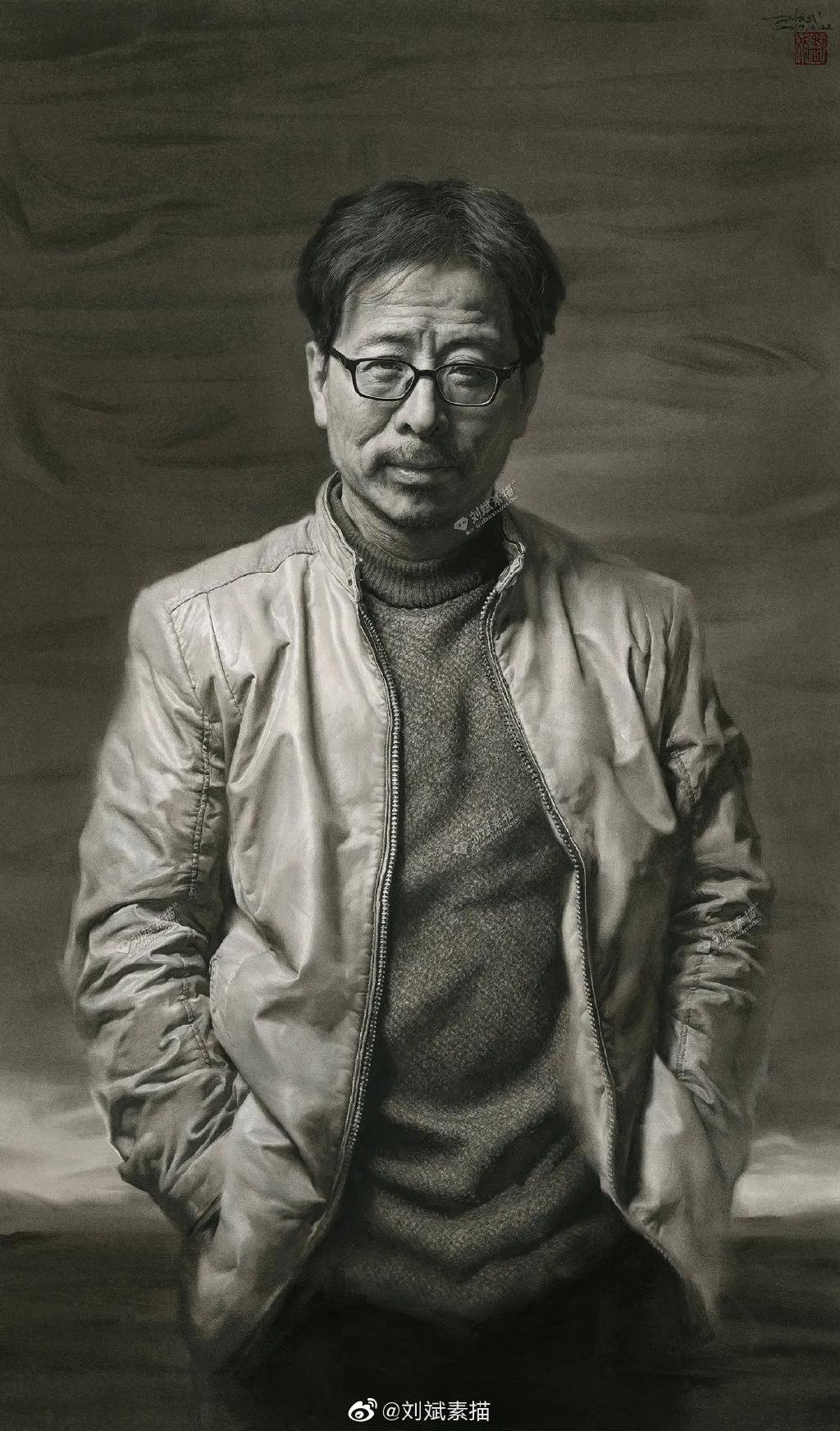 刘斌素描技法用的绘画材料,刘斌素描用的什么笔