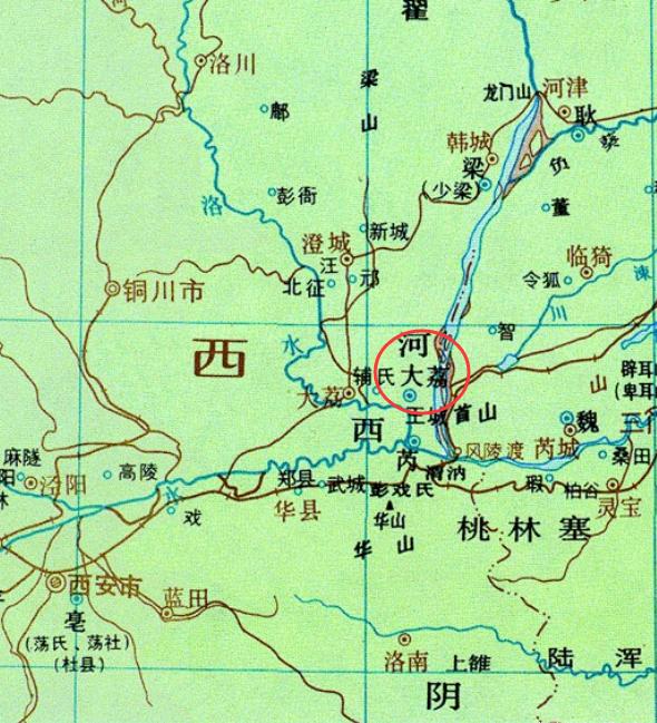 陕西省渭南市大荔县历史,秦朝时期大荔县属于秦国的什么