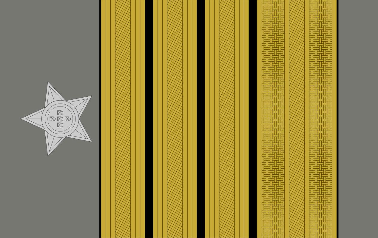 各国军队标识葡萄牙陆军,各国军衔标识葡萄牙