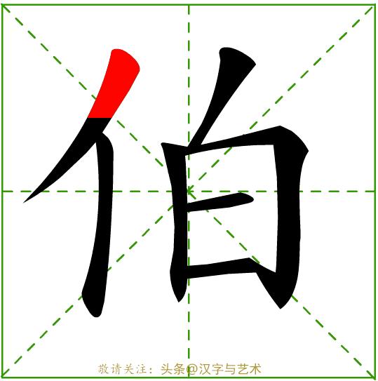 正确的汉字基本笔画顺序图表,汉字笔画顺序口诀幼儿园