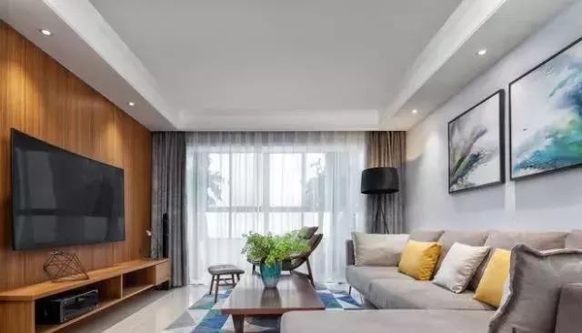 2021电视背景墙简约风格图片,电视背景墙轻奢风格装修效果图