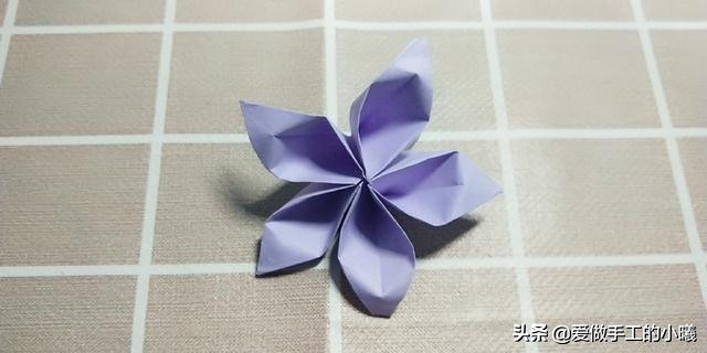 五瓣花折纸简单教程,五瓣花折纸教程视频简单又好看