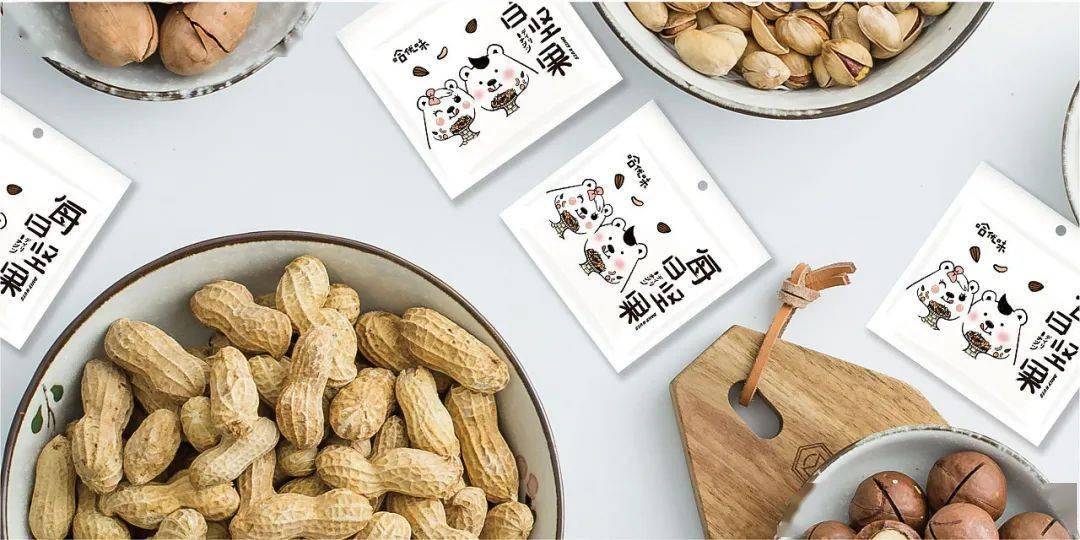 食品行业三巨头,三只松鼠坚果50克独立包装