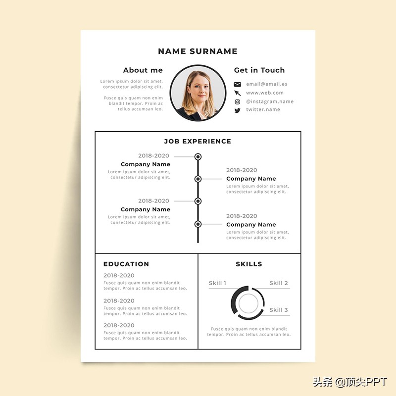 免费简历模板不要钱,小升初免费电子版简历模板