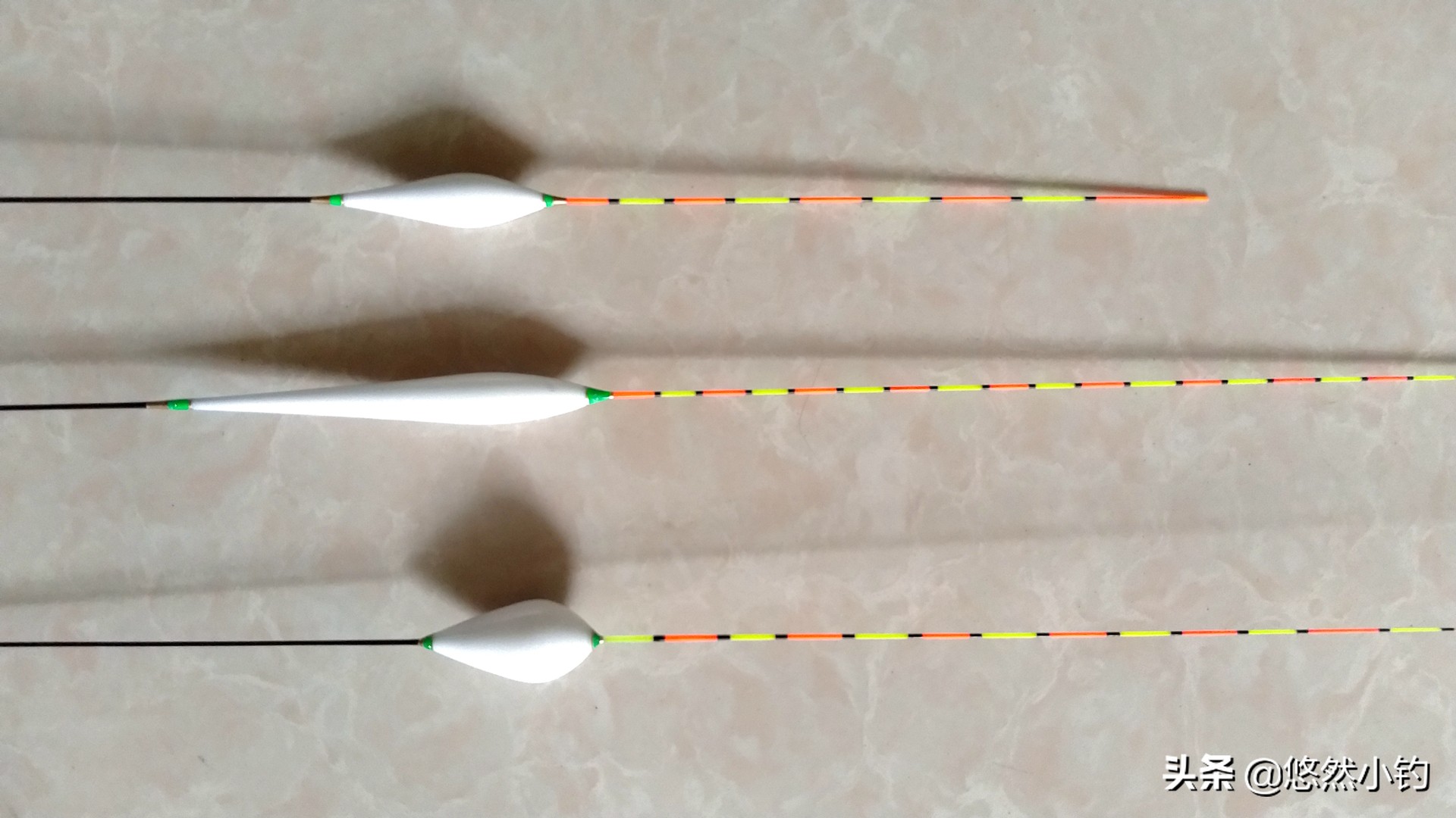 纳米浮漂和芦苇浮漂的优缺点,不同形状的浮漂应用