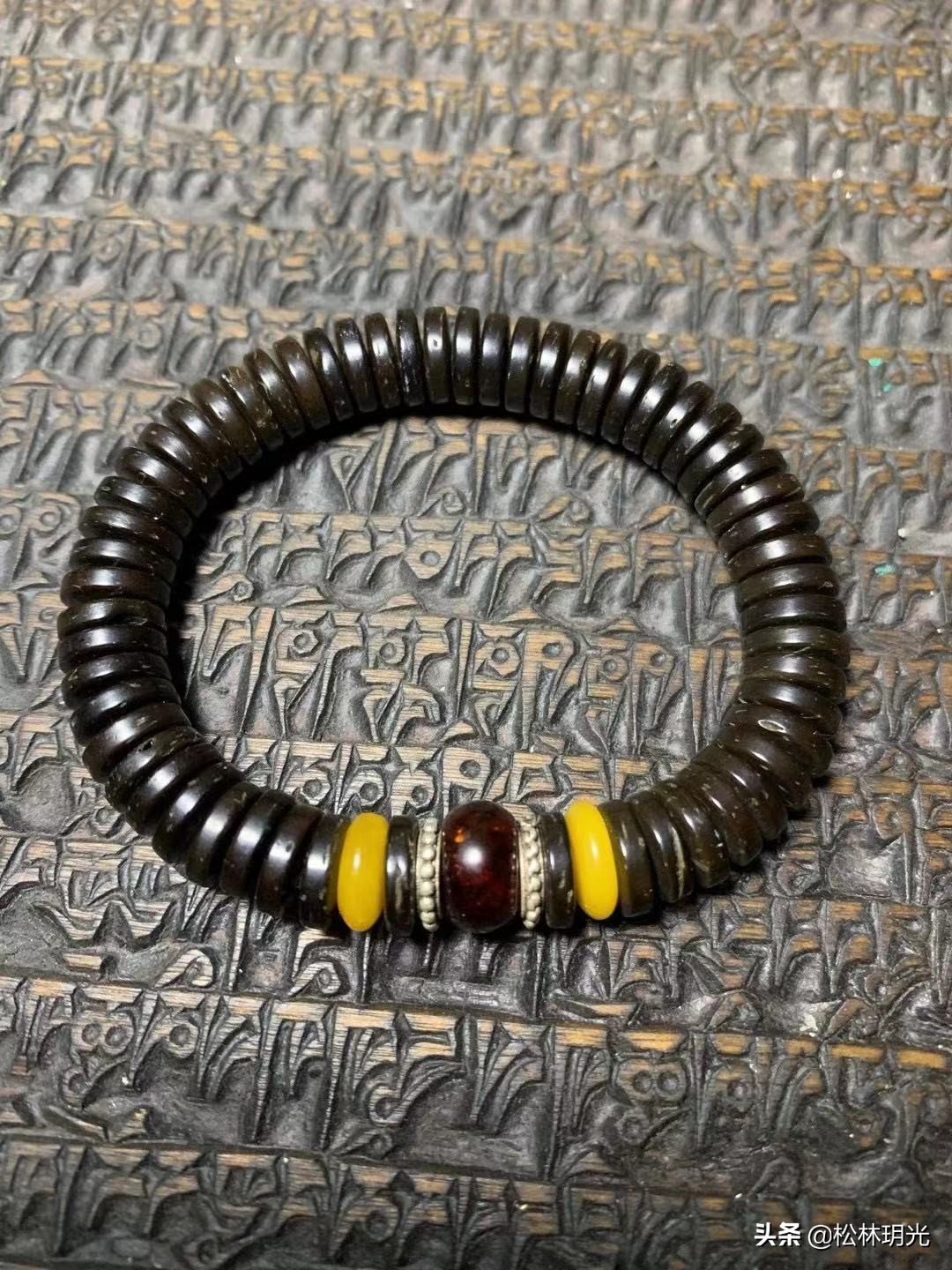 算盘珠手串可以配直切珠吗,足金算盘珠配直切珠