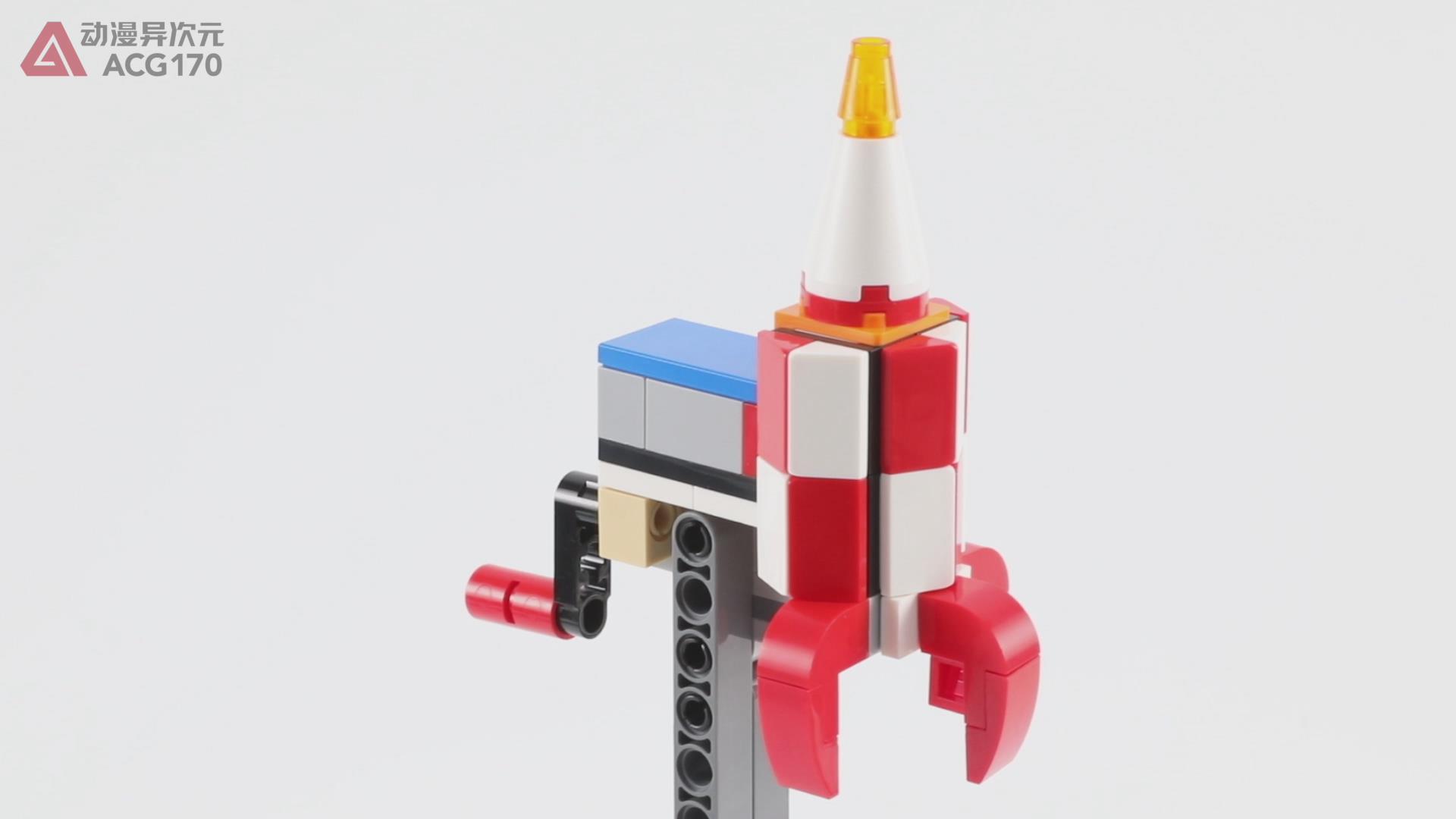 乐高大积木旋转塔,乐高百变积木塔吊