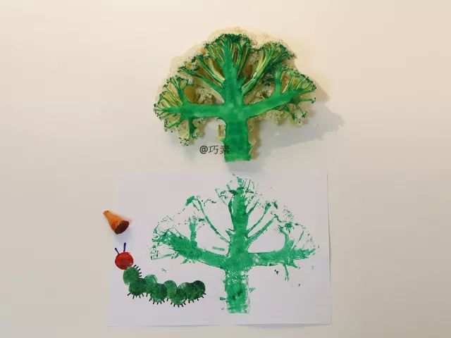 印染手工制作,印染拓印画