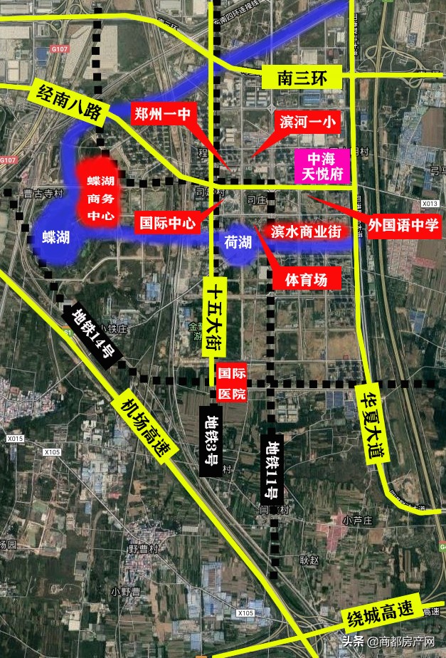 三年后郑州滨河国际新城房价如何,郑州市滨河国际新城有发展前途吗