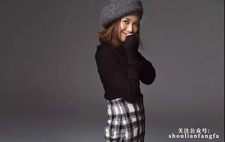 半遮式帽子显脸小,半永久瘦脸