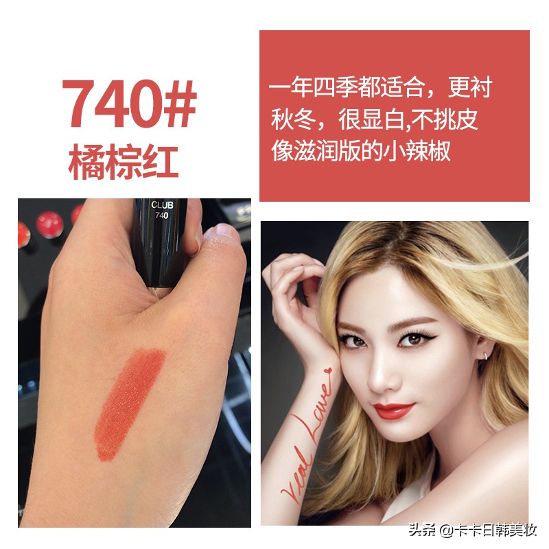 试了一堆口红这几只红棕色绝美,试了一百支口红