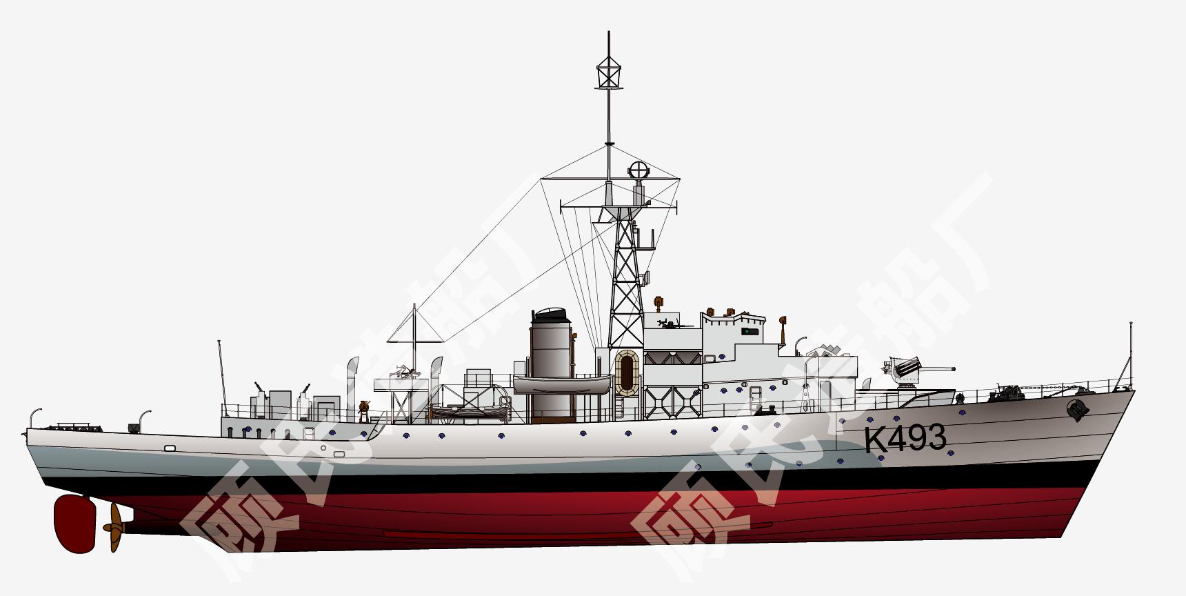 中国海军60年代南宁号护卫舰,人民海军早期广州号护卫舰