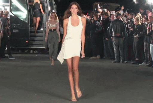 超模走秀气场炸裂卡点,超模穿衣秀