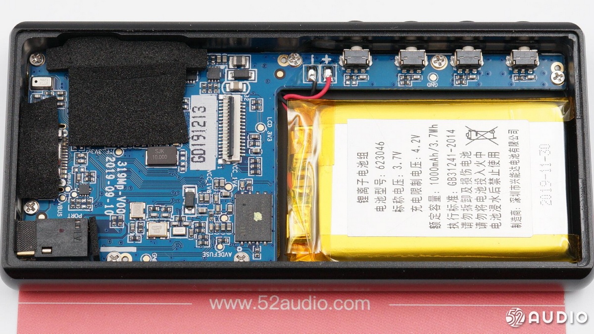 飞傲播放器拆机,飞傲fiiofw1拆机