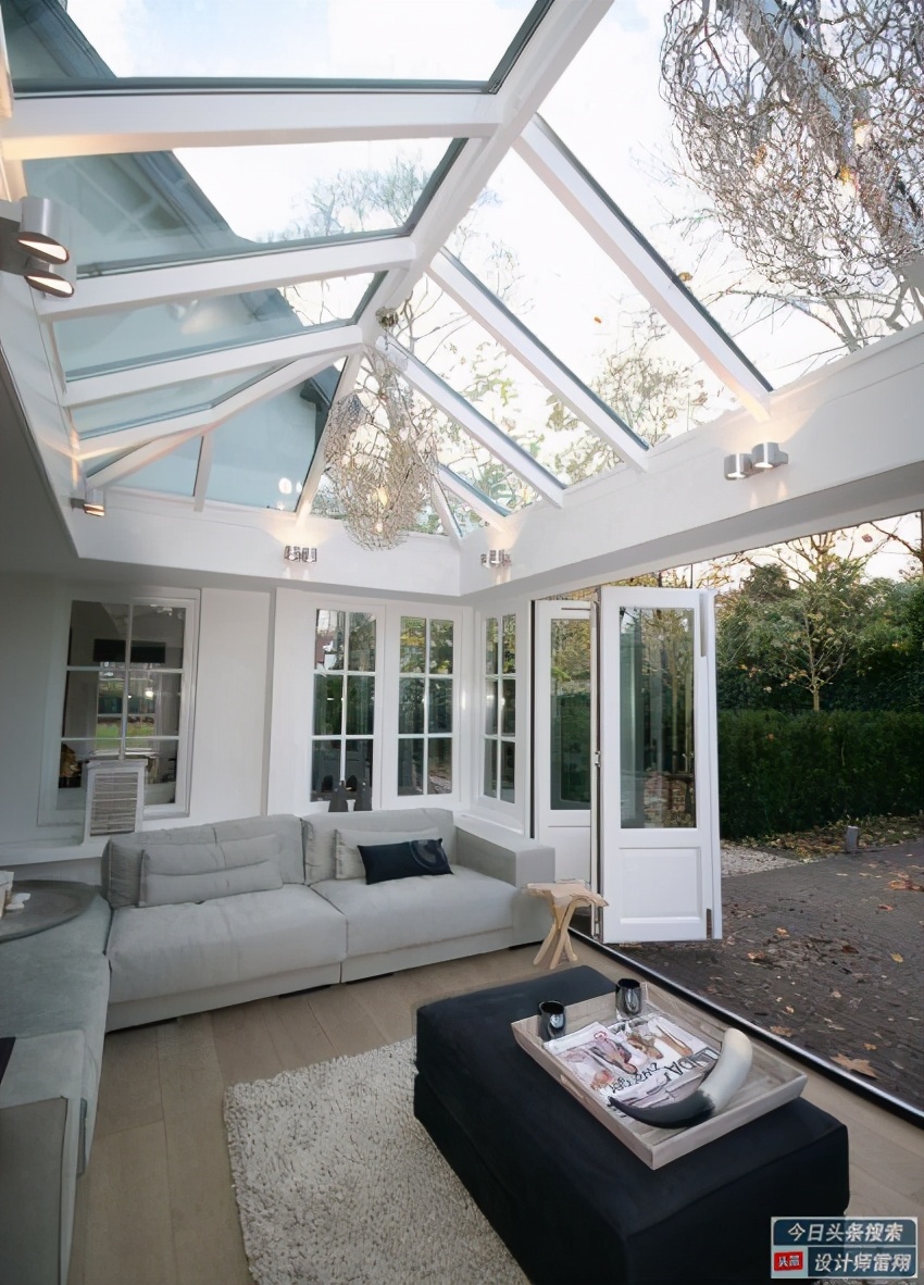 别墅庭院阳光房2023最新款设计,庭院阳光房设计