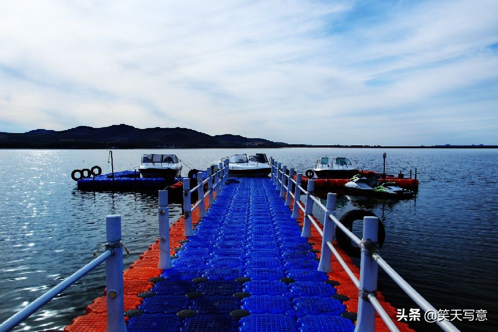 丰宁坝上大滩镇闪电湖,陶醉在秋季