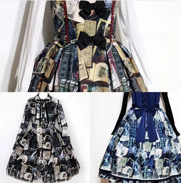 甜美系洛丽塔洋装图片,夏季黑色洛丽塔洋装