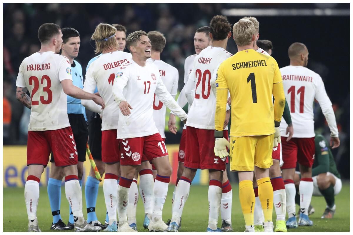 欧洲杯丹麦童话晋级历程,全部进球纪录,高效足球代表,国足模板