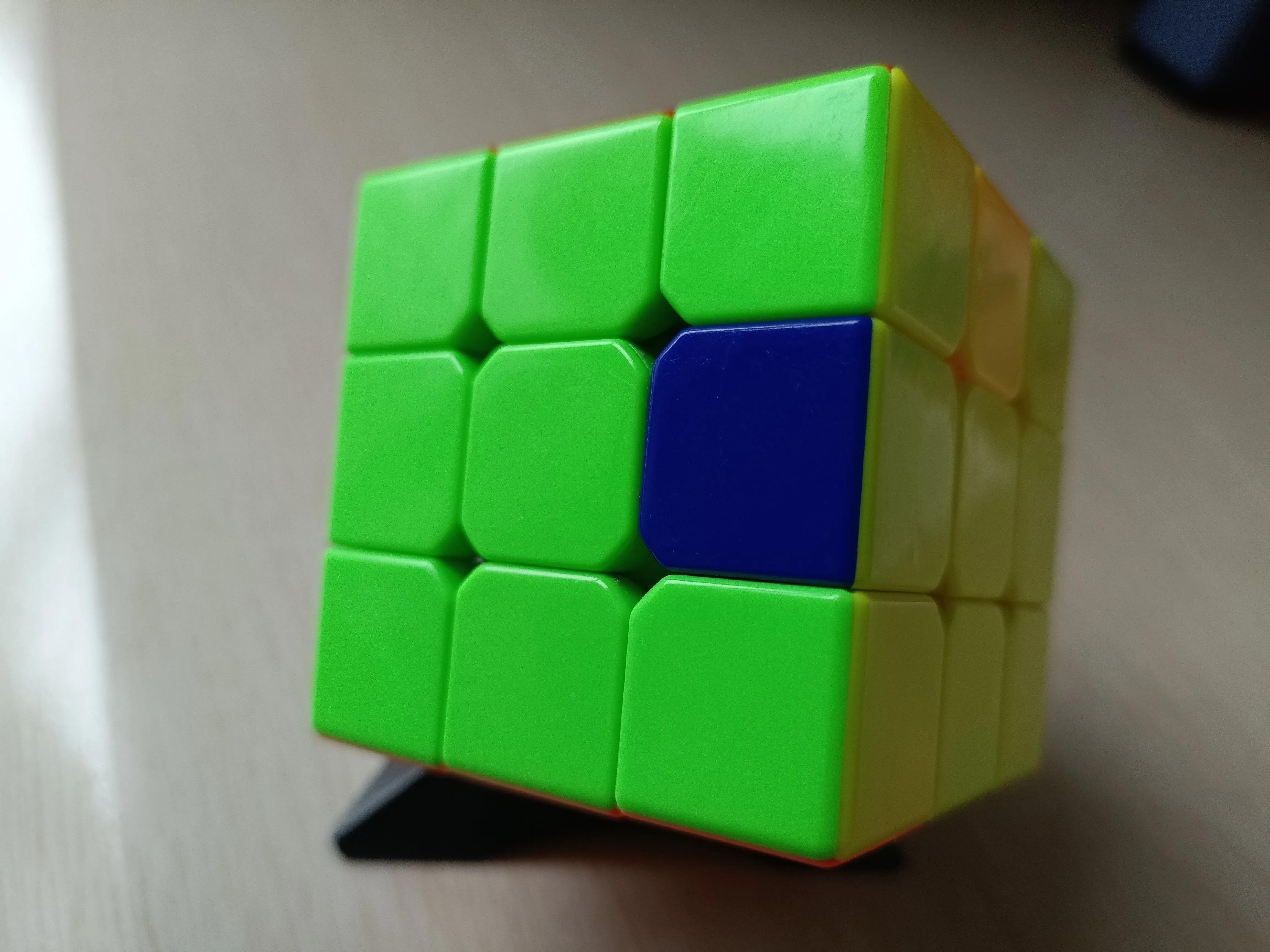 记录儿子第一次三阶魔方复原成功,金字塔三阶魔方复原方法