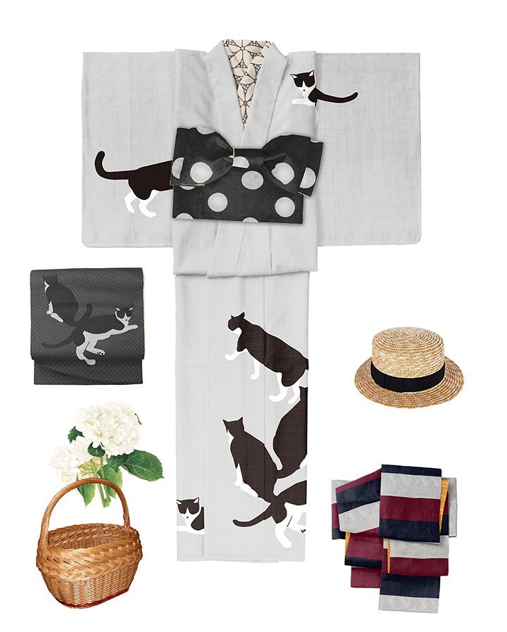 适合少女的浴衣 (夏日可爱浴衣)